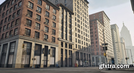 Unreal Engine Marketplace - Downtown - City Pack (5.0)