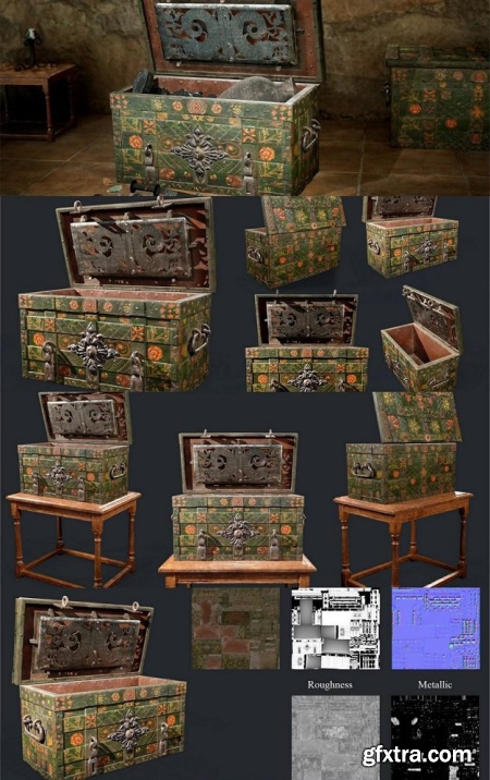 Vintage Nuremberg Chest – 3D Model