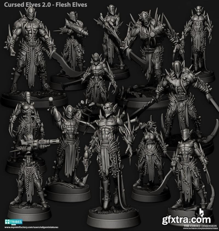 Cursed Elves Flesh – 3D Print Model