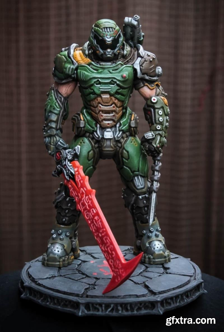 Doom Guy from Doom Eternal – 3D Print Model