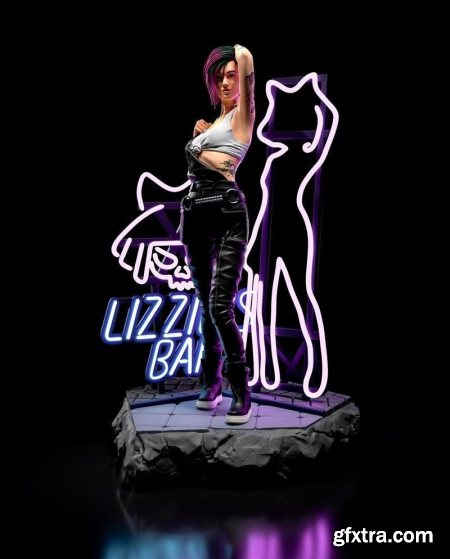 Judy Alvarez Sculpture – 3D Print Model