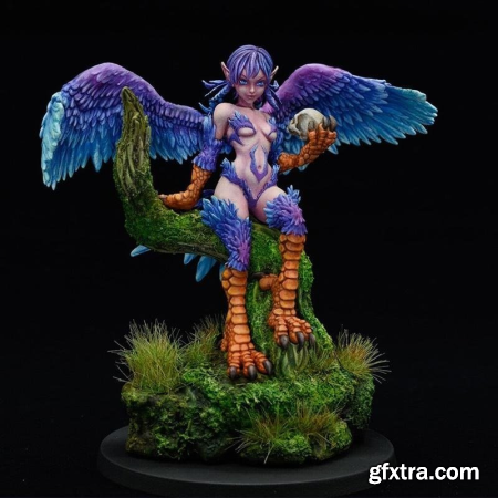 RAW – vivi the harpy – 3D Print Model