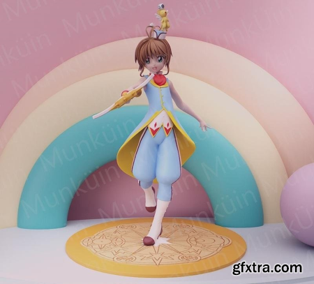 Sakura Card Captor Fan Art Penguin Dress – 3D Print Model