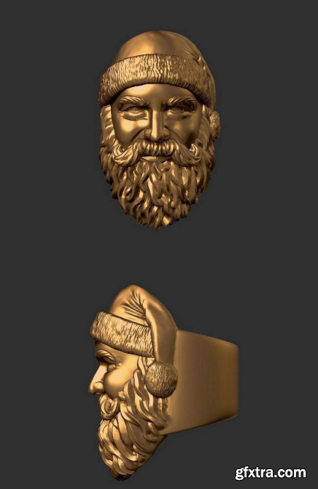 Santa Ring – 3D Print Model