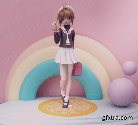 Sakura Cardcaptors FAN Art School – 3D Print Model