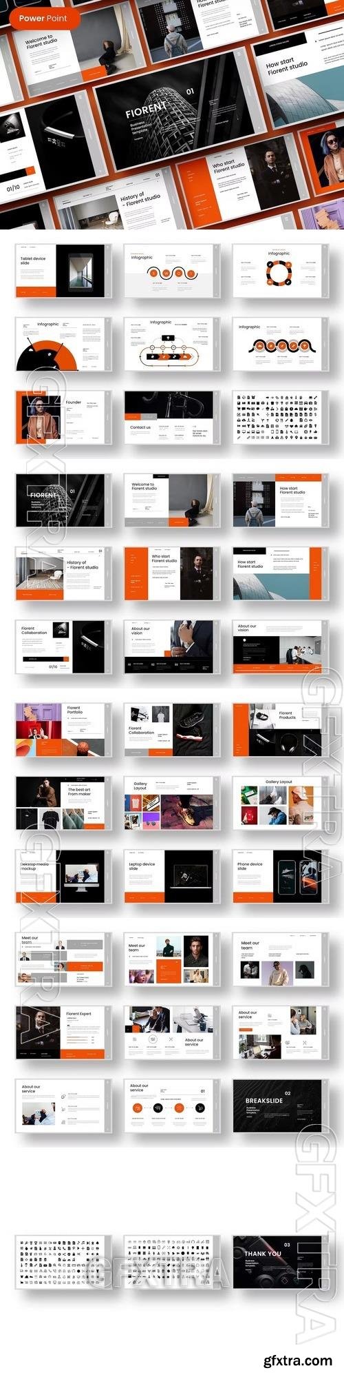 Fiorent - Business PowerPoint Template JGPSMDY