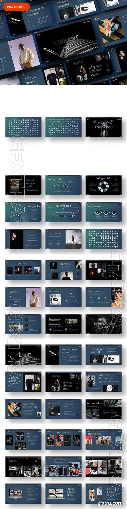 Vibrant - Business PowerPoint Template 2QS3UHQ