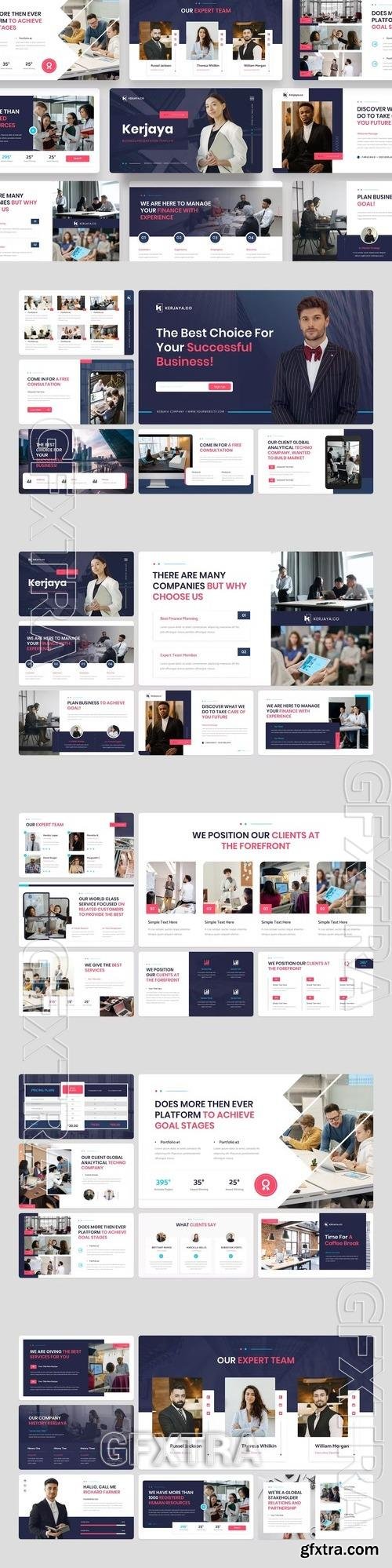 Kerjaya - Business PowerPoint Template KTFCF2N