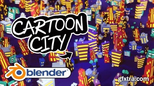 Create A 3D Cartoon City Easy