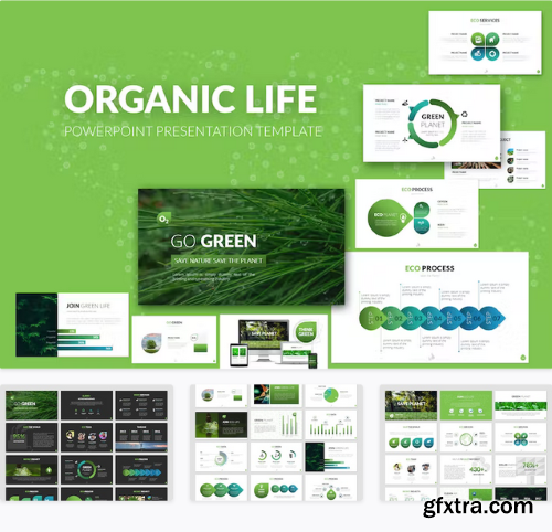 Organic Life PowerPoint Presentation Template RFRDAC5