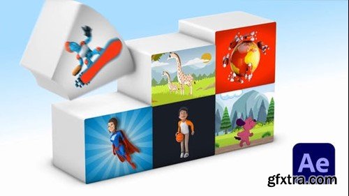 Videohive Media Boxes Logo Reveal for After Effects 42982148