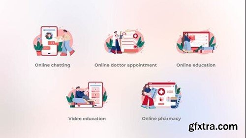 Videohive Pharmacy and Education  - Light Red and Blue Concepts 42973260