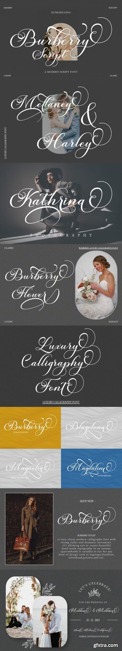 Burberry Script Font