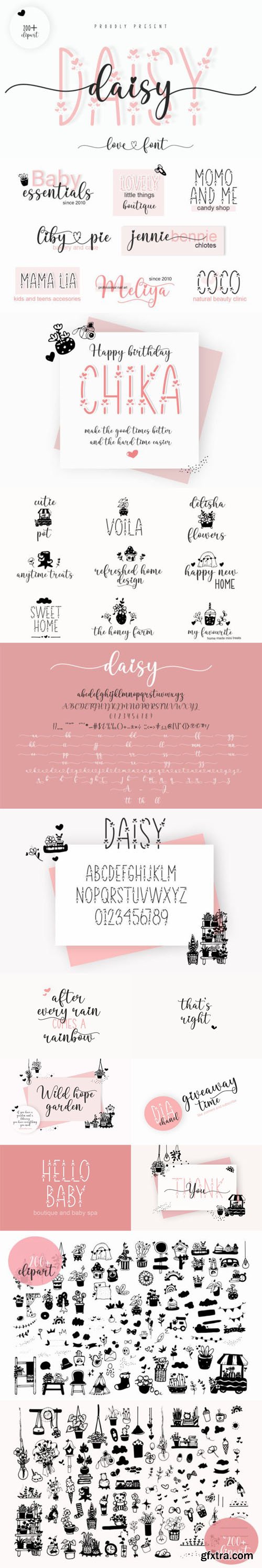 Daisy - Love Duo Font