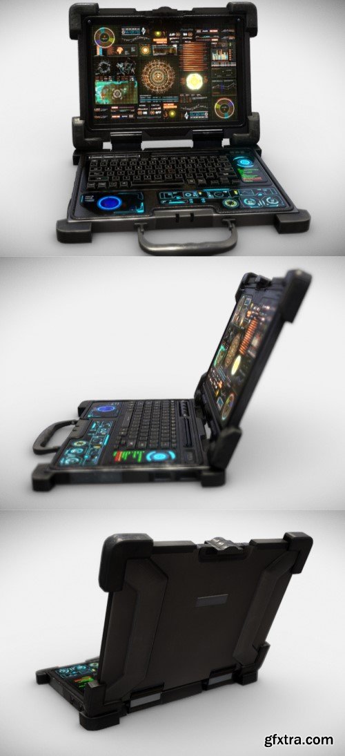 Sci-fi Military Rugged Laptop