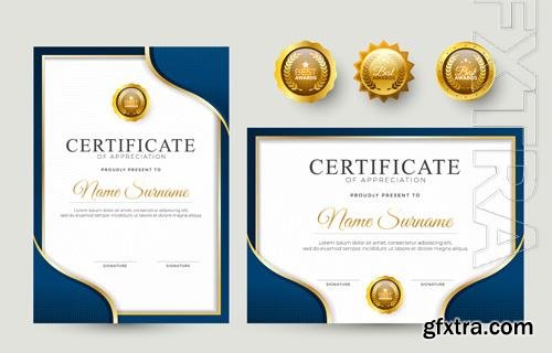 Vector certifitace of appreciation template