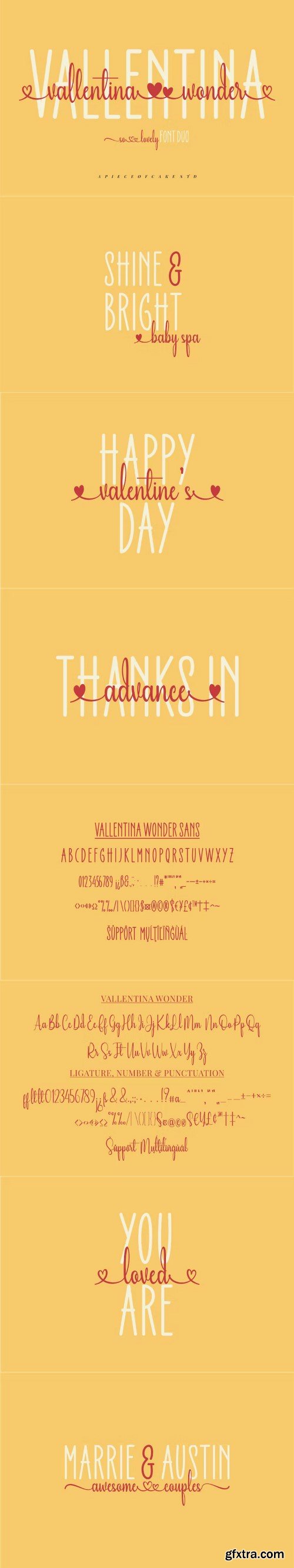 Vallentina Wonder - A Duo Font