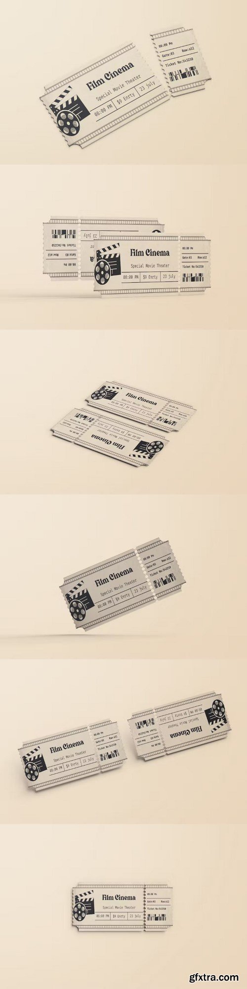 Ticket Cinema Mockups 7TKDEML