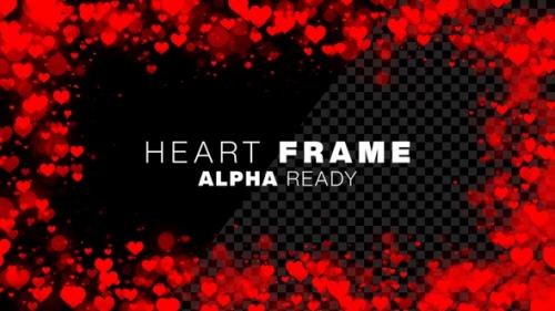 Videohive - Heart Frame Red - 42969595 - 42969595