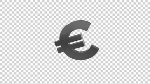 Videohive - Silver Euro Currency Symbol - 42969787 - 42969787