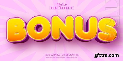 Bonus - Editable Text Effect, Cartoon Font Style