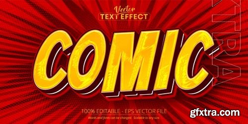 Comic - Editable Text Effect, Cartoon Font Style