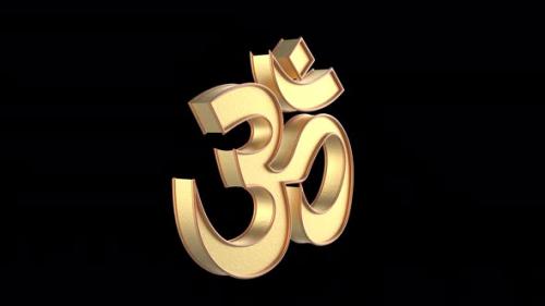 Videohive - Hinduism Religious Symbol - 4K - 42943688 - 42943688