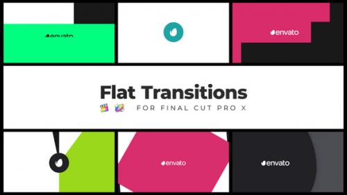 Videohive - Flat Transitions I | FCPX - 42944701 - 42944701