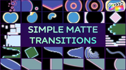 Videohive - Simple Matte Transitions | FCPX - 42945334 - 42945334