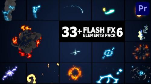 Videohive - Flash FX Elements Pack | Premiere Pro MOGRT - 42947946 - 42947946