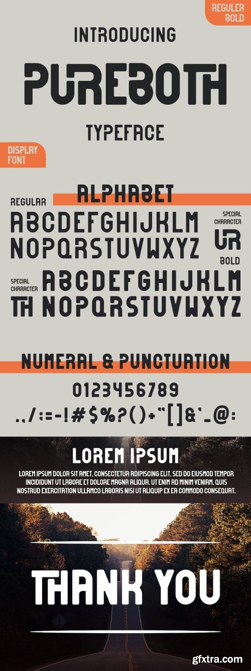 PUREBOTH Font