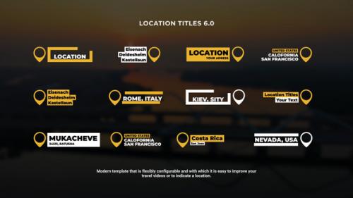 Videohive - Location Titles 6.0 | FCPX - 42974899 - 42974899