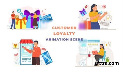 Videohive Customer Loyalty  Animation Scene 43043380