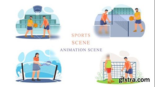 Videohive Sports Animation Scene 43067149