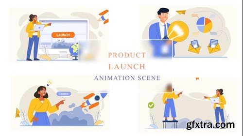 Videohive Product Launch Animation Scene 43066361