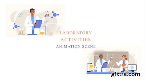 Videohive Laboratory Animation Scene 43066672