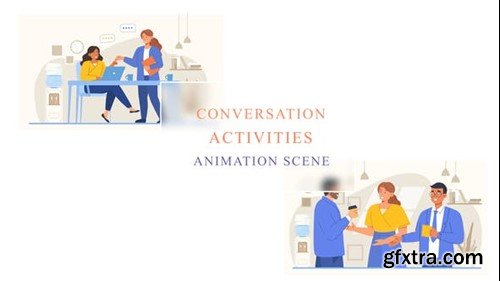 Videohive Conversation Animation Scene 43066547