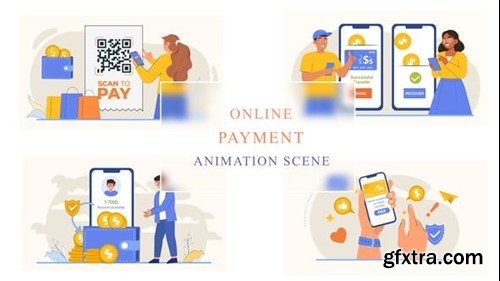 Videohive Online Payment Animation Scene 43044784