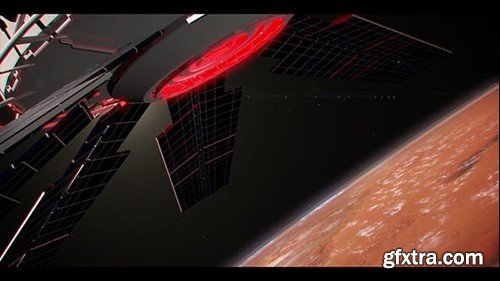 Videohive Satellite over Mars 14247318