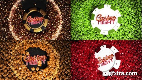 Videohive Casino Online Games Logo Reveal Bundle 43045534