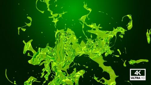 Videohive - Green Water Splash V3 - 42989096 - 42989096