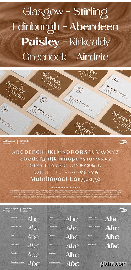 Stainger Font Family