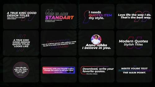 Videohive - Modern Quotes Titles | FCPX - 42947446 - 42947446