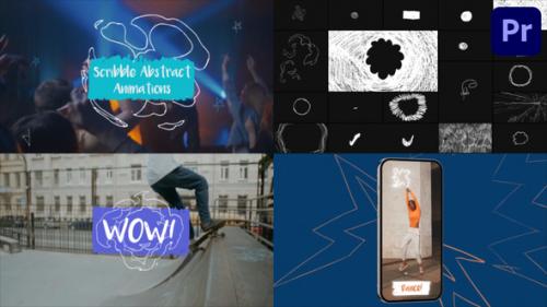 Videohive - Scribble Abstract Animations for Premiere Pro - 42947997 - 42947997