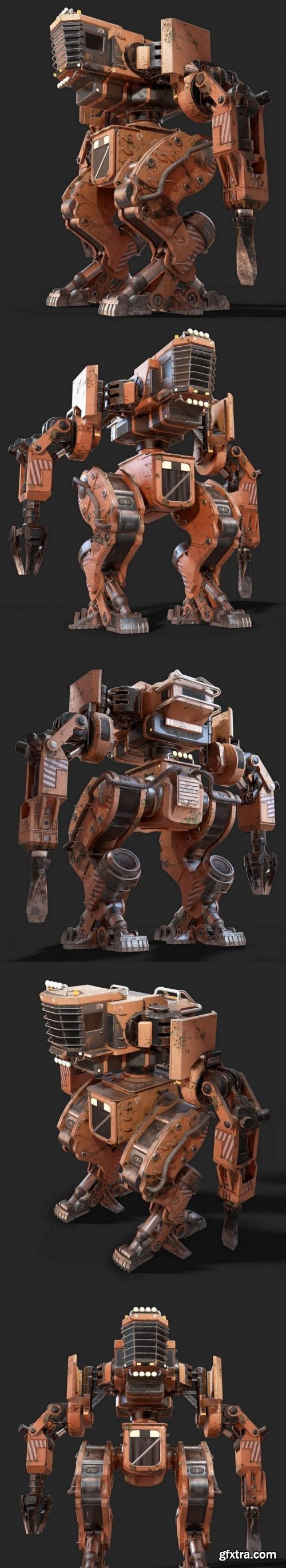 Old mining mech