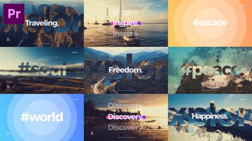 Videohive - Stomp Typography Opener / Montage Reel / Travel Commercial / Dynamic Slideshow / Event Promo - 42997487 - 42997487