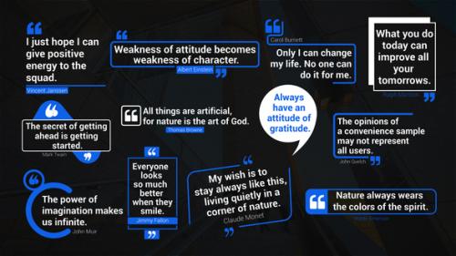 Videohive - Minimal Quotes Lower Thirds - 42970854 - 42970854