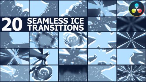 Videohive - Seamless Ice Transitions | DaVinci Resolve - 43014639 - 43014639