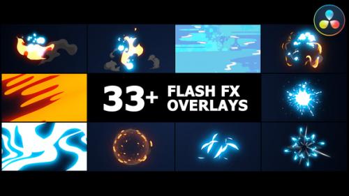 Videohive - Flash FX Overlay Pack | DaVinci Resolve - 43014678 - 43014678