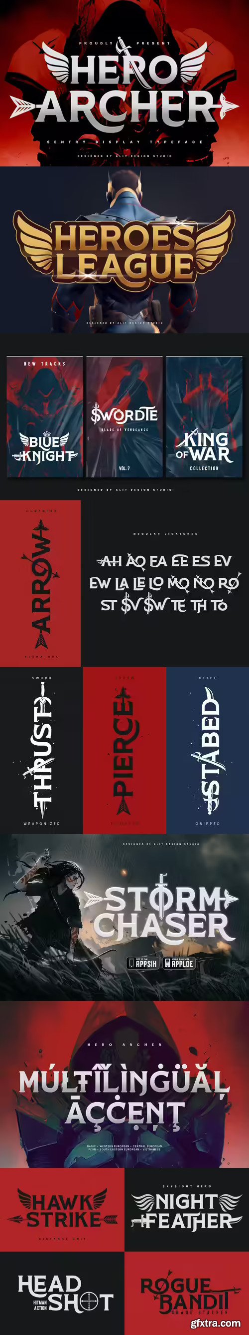 The Hero Archer Typeface